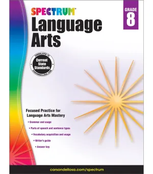 Spectrum Language Arts Grade 8
