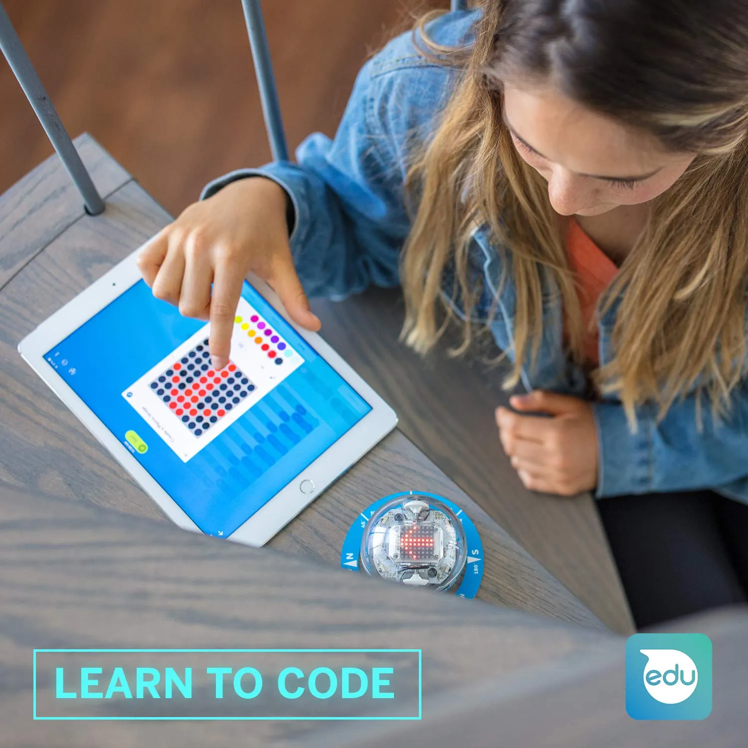 Sphero BOLT: App-Enabled Robotic Ball, STEM Learning and Coding for Kids, Programmable LED Matrix, Bluetooth Connection, Learn Javascript and Scratch, Swift Playground Compatible
