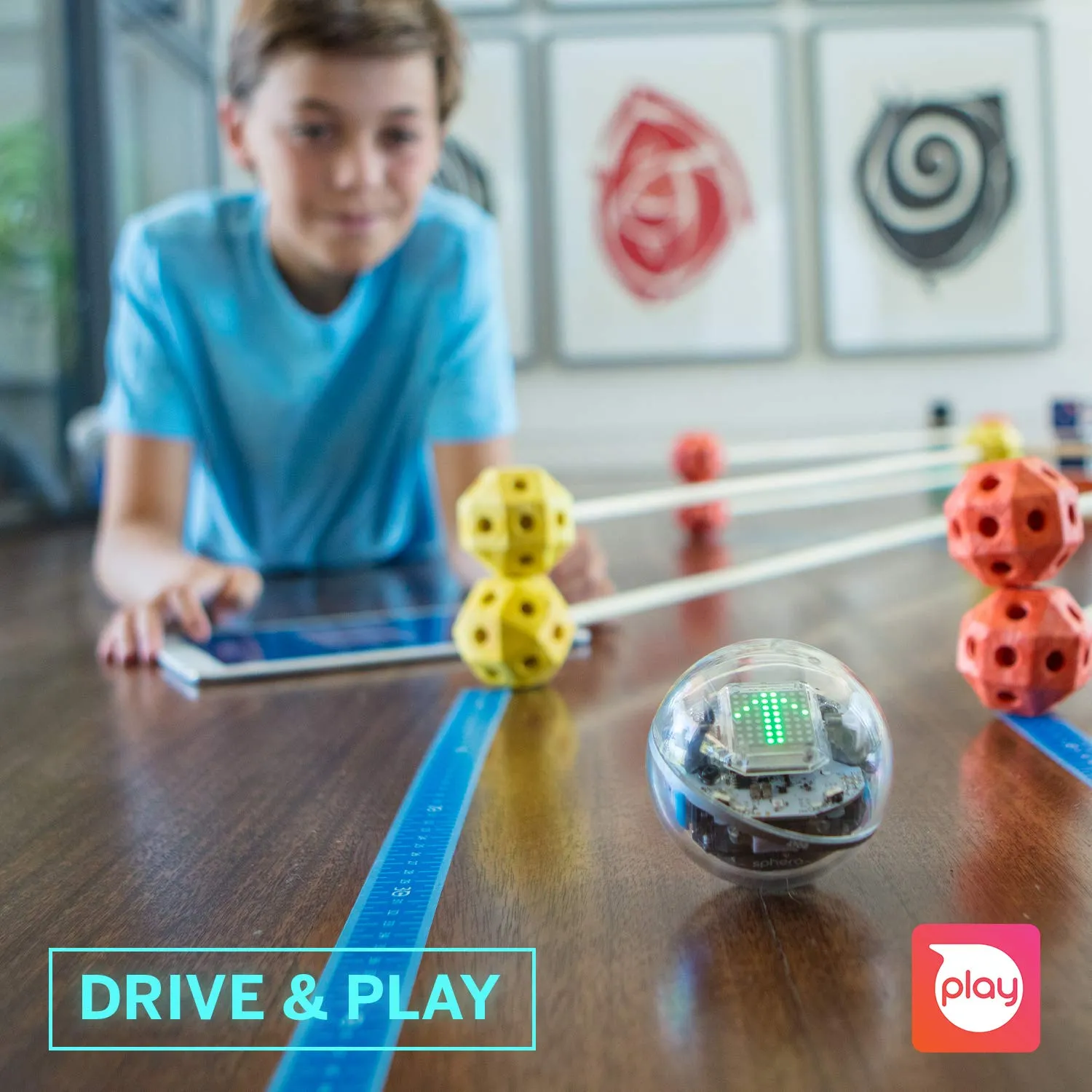 Sphero BOLT: App-Enabled Robotic Ball, STEM Learning and Coding for Kids, Programmable LED Matrix, Bluetooth Connection, Learn Javascript and Scratch, Swift Playground Compatible