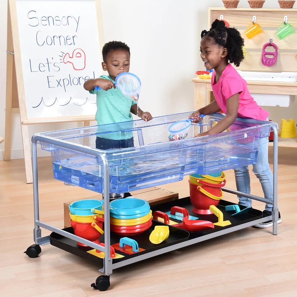 Toddler Clear-View Sand and Water Tray Table