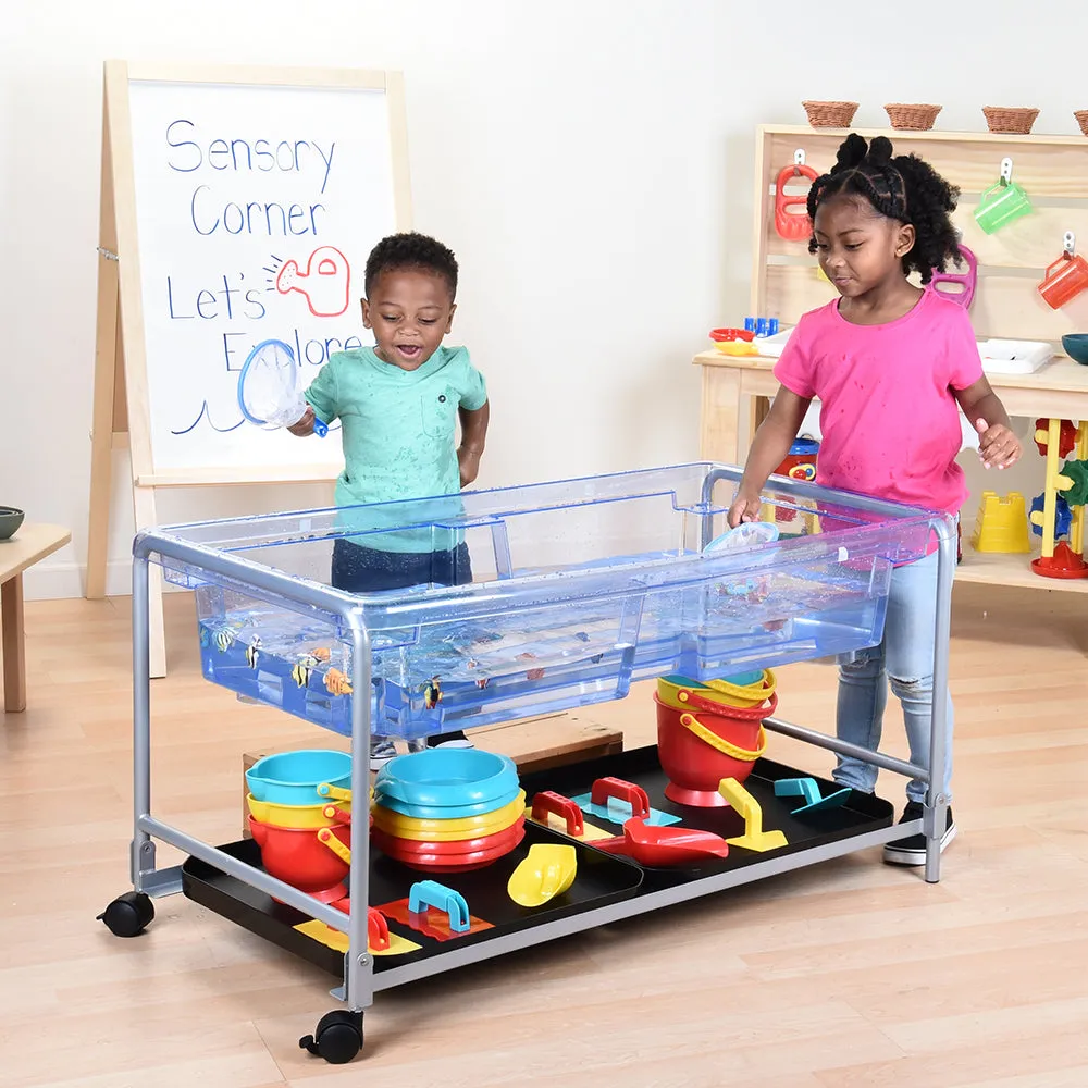 Toddler Clear-View Sand and Water Tray Table