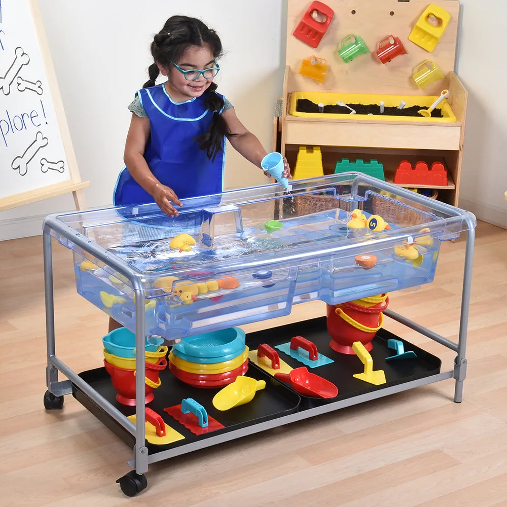 Toddler Clear-View Sand and Water Tray Table