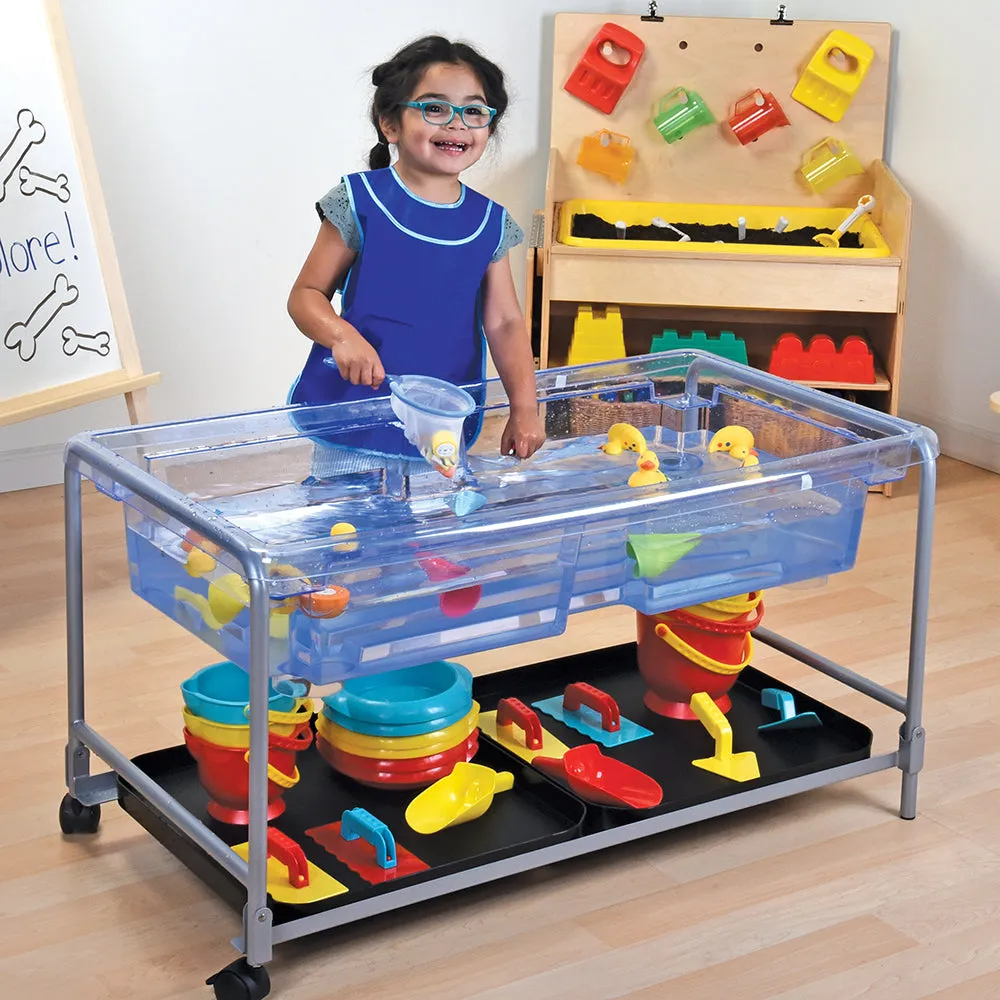 Toddler Clear-View Sand and Water Tray Table