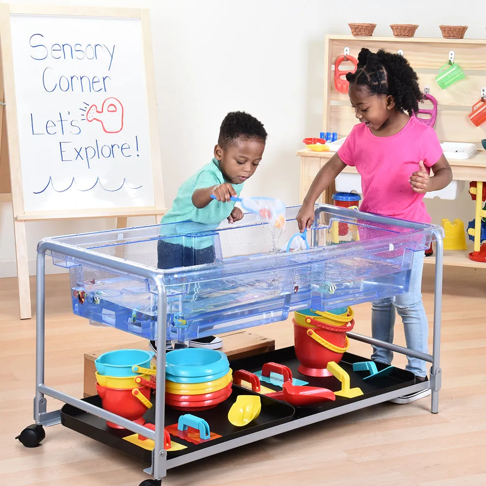 Toddler Clear-View Sand and Water Tray Table