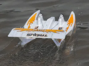 Tribus 250 Electric Powered RTF Amphibious Aircraft; Orange