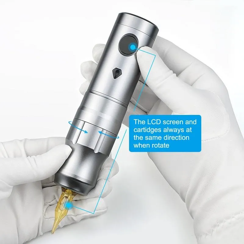 Wireless Tattoo Pen Machine Japanese Coreless Motor 2 Battery Pack Tattoo Supplies