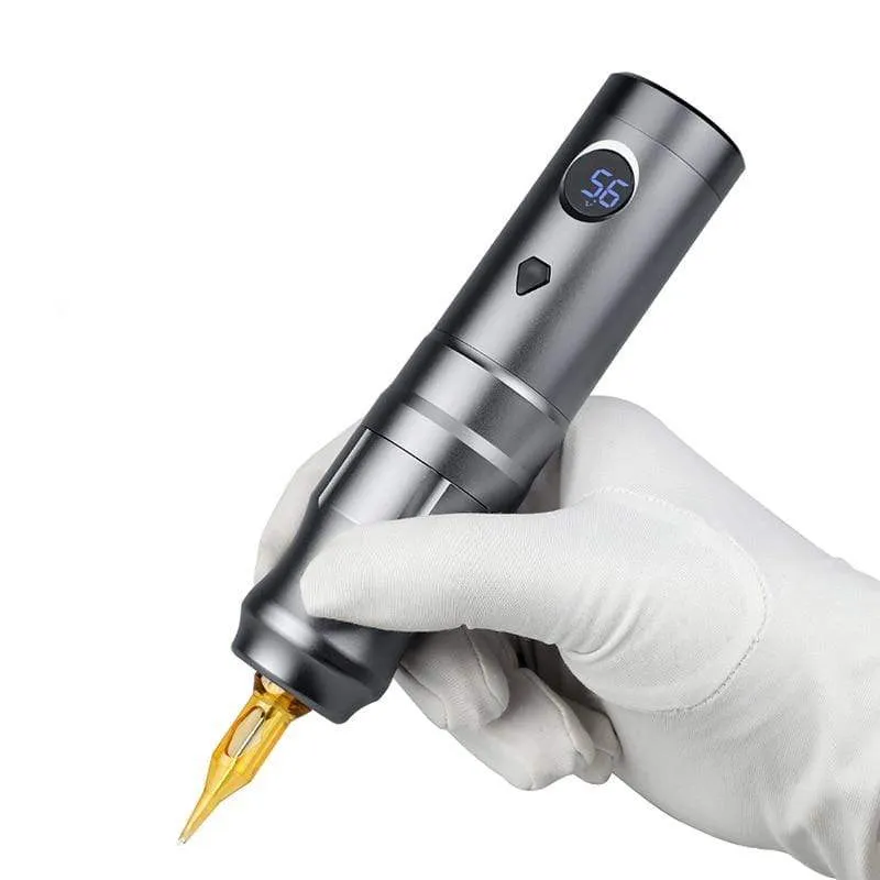 Wireless Tattoo Pen Machine Japanese Coreless Motor 2 Battery Pack Tattoo Supplies