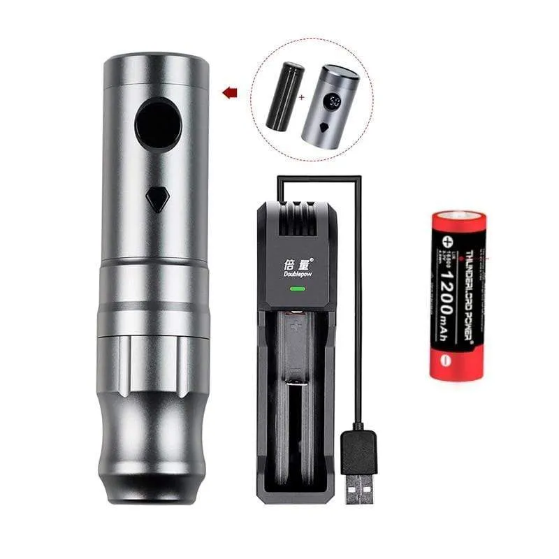Wireless Tattoo Pen Machine Japanese Coreless Motor 2 Battery Pack Tattoo Supplies