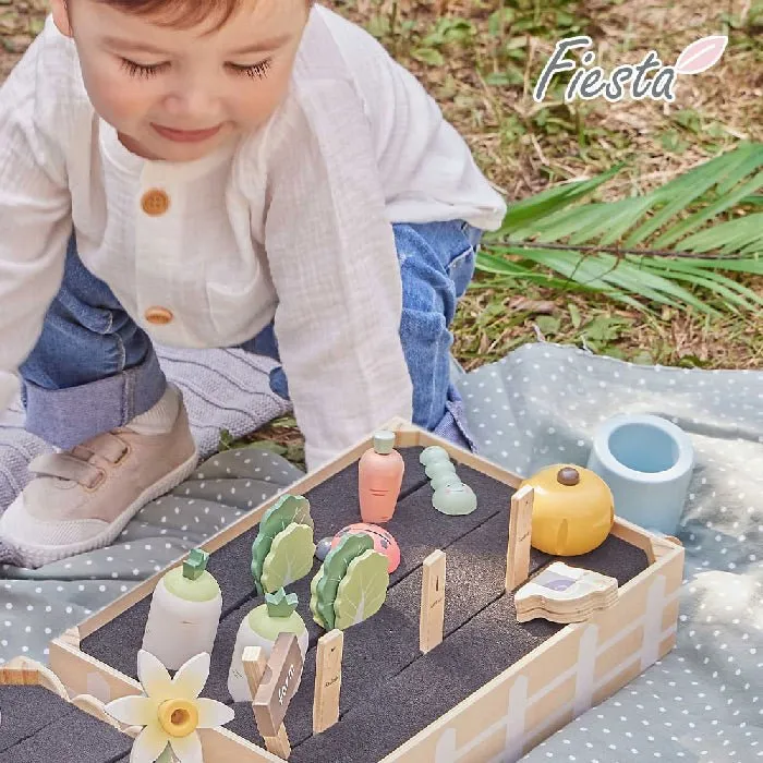 Wooden Play Vegetable Farm Set: Nature-Inspired Creativity for Kids