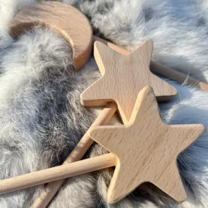Wooden Star Wand